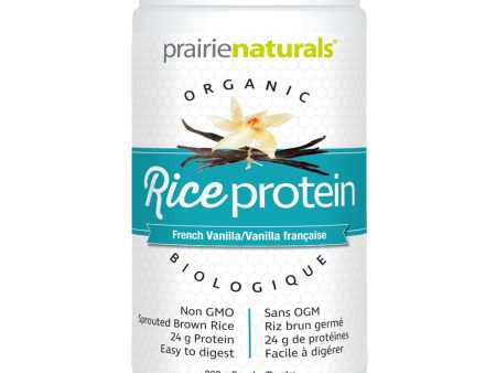 Prairie Naturals Organic Rice Protein - French Vanilla 360g Fashion