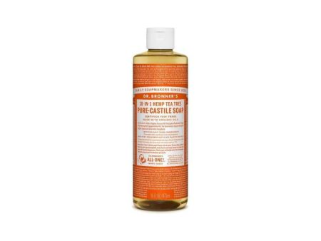 Dr Bronner s Castile Soap Tea Tree 473ml For Sale