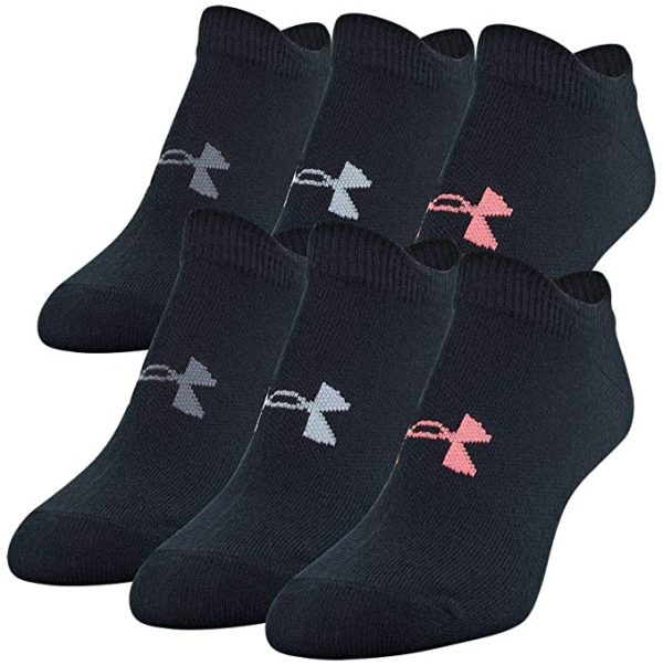 Under Armour Socks - Women s Light Weight No Show 6 Pack Fashion