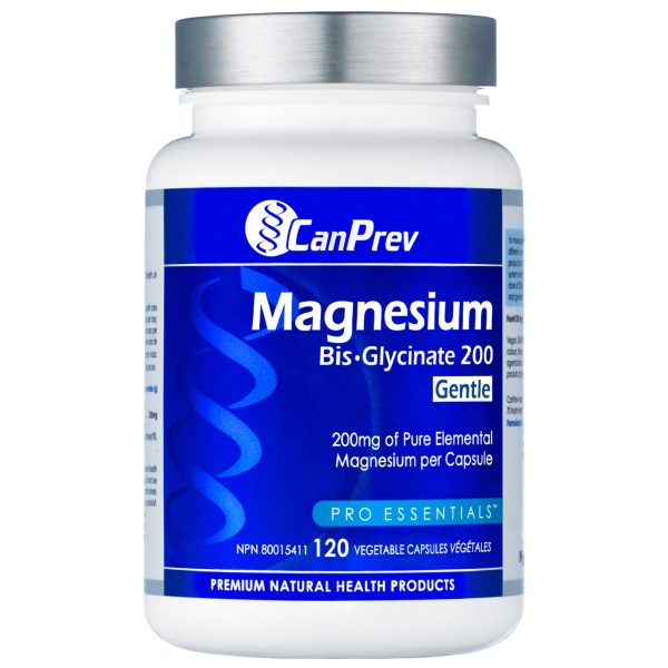 CanPrev Magnesium Bis-Glycinate 200 Gentle 120s Online now