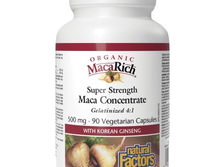 Natural Factors Organic Super Strength Maca Concentrate 90s For Sale