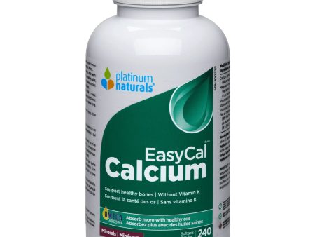 Platinum Naturals EasyCal Calcium 240s Fashion