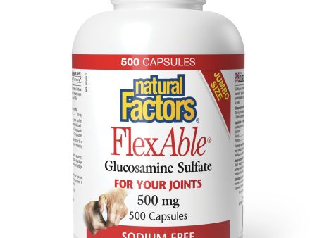 Natural Factors FlexAble Glucosamine Sulfate 500s For Sale