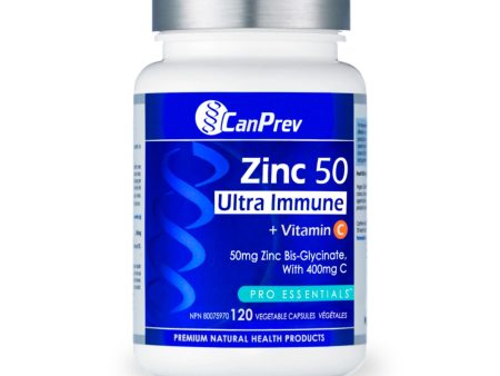 CanPrev Zinc 50mg plus Vitamin C 120s Online