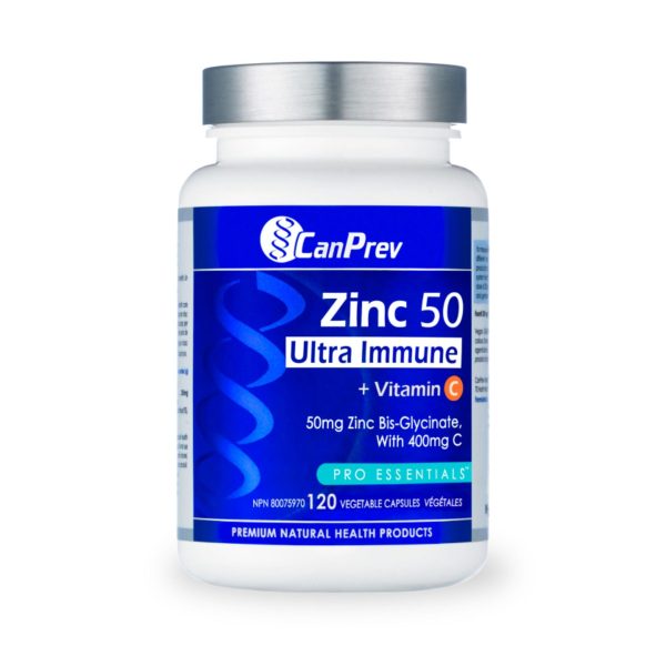 CanPrev Zinc 50mg plus Vitamin C 120s Online