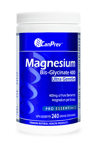 CanPrev Magnesium Bis-Glycinate 400 Ultra Gentle Powder 240g For Sale