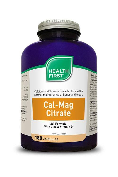 Health First Cal-Mag Citrate 180s Supply