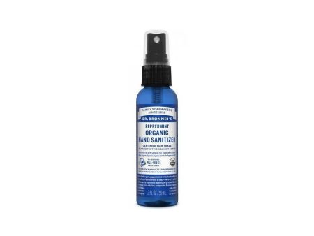 Dr Bronner s Peppermint Hand Sanitizer 59ml Hot on Sale