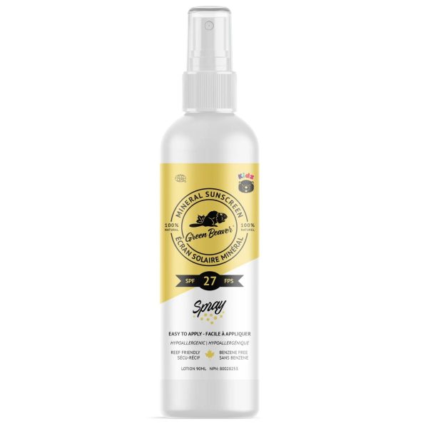 Green Beaver Kids Mineral Sunscreen Spray SPF 27 90mL Online Sale