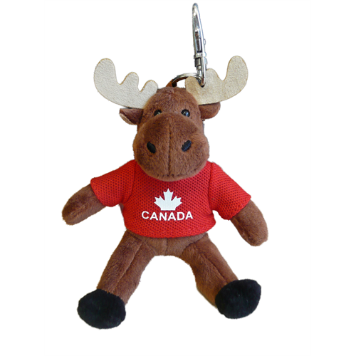 SAH Zipper Pull - Moose with Canada Red Sweater Discount