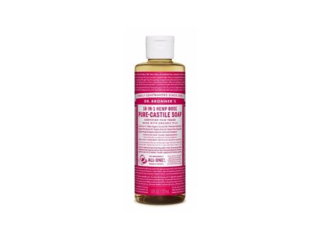 Dr Bronner s Castile Soap Rose 236ml Hot on Sale