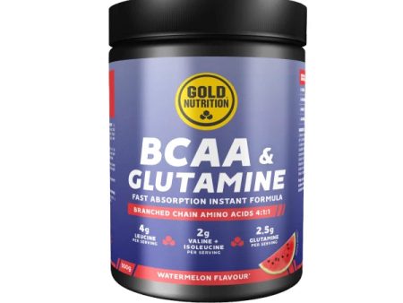 BCAA & Glutamine Powder (300g) - Watermelon Hot on Sale