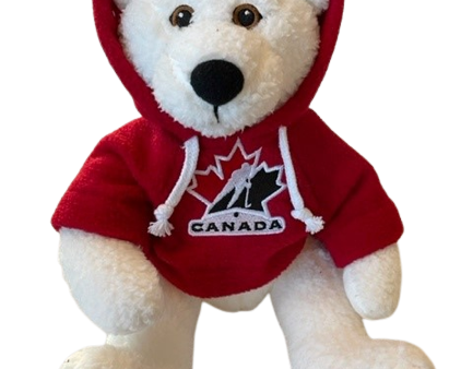 SAH 10  Curly Critter Bear with Hockey Canada Sweater For Cheap