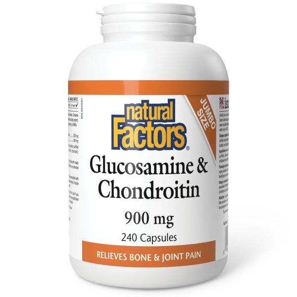 Natural Factors Glucosamine & Chondroitin Jumbo Size 240s Online Sale