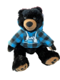 SAH 12  Cuddle Critter Black Bear w Richmond Olympic Oval Hoodie For Cheap