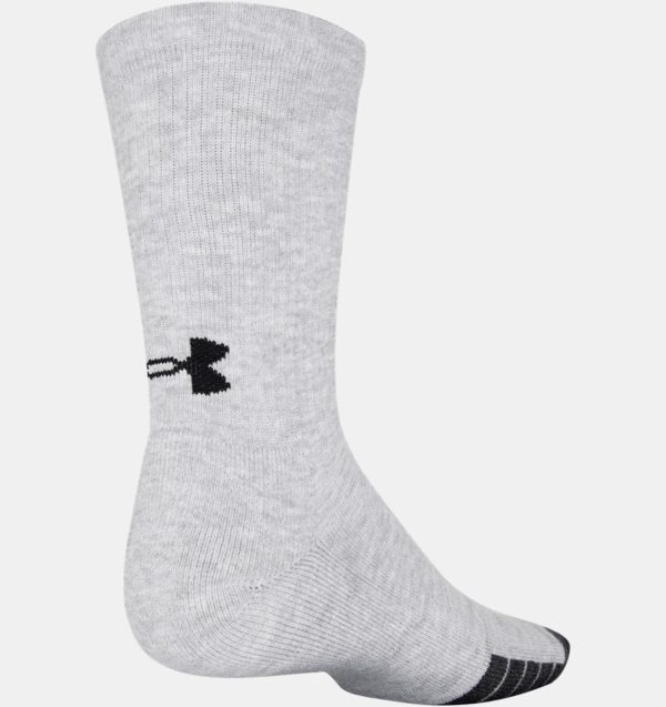 Under Armour Socks -  Youth Performance Tech Cushioned Crew - 3Pk For Sale