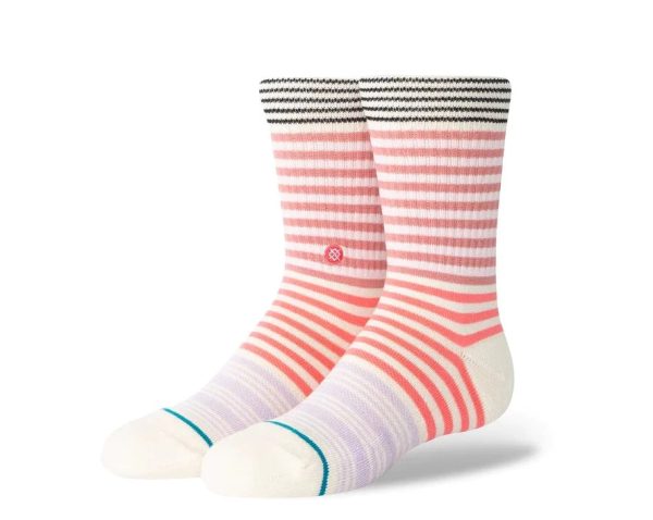 Stance Socks - Sunshine Stripe Combed Cotton Crew - Kids For Cheap