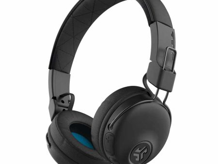 JLab Studio Bluetooth Wireless On-Ear Headphones Black Online now