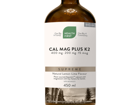 Health First Cal-Mag Supreme + K2 450ml Sale