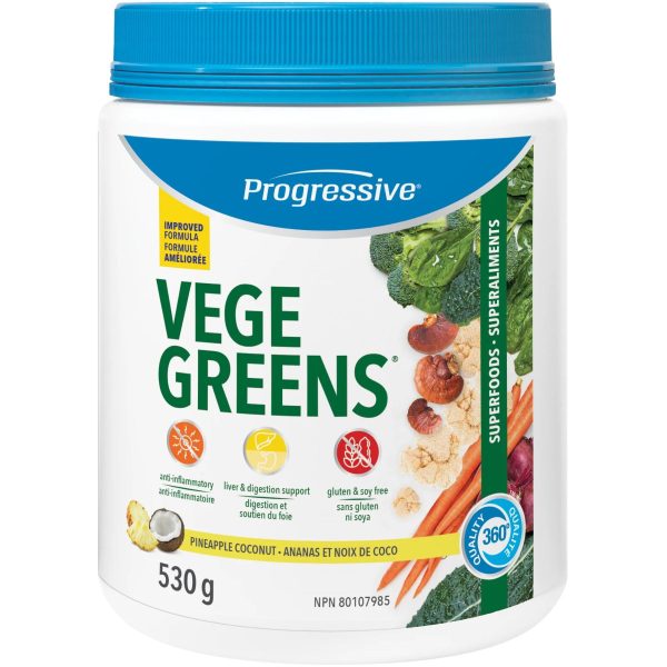 Progressive VegeGreen Pineapple Coconut 530g Online Sale