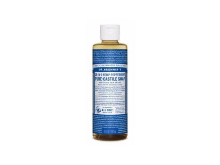 Dr Bronner s Castile Soap Peppermint 236ml For Discount