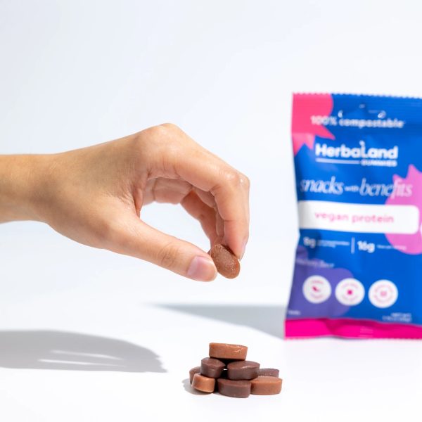 Herbaland Vegan Protein Gummies - Mixed Berries Online Hot Sale