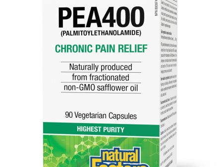 Natural Factors PEA400 Palmitoylethanolamide Pain Relief 90s Fashion