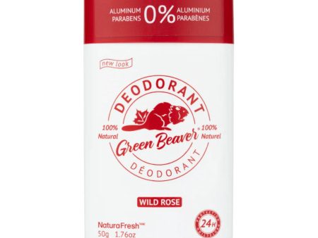 Green Beaver Natural Deodorant - Wild Rose 50g For Discount