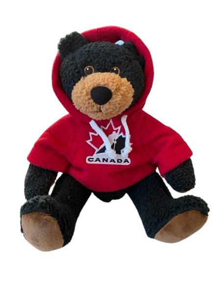 SAH 10  Curly Critter Bear with Hockey Canada Sweater For Cheap