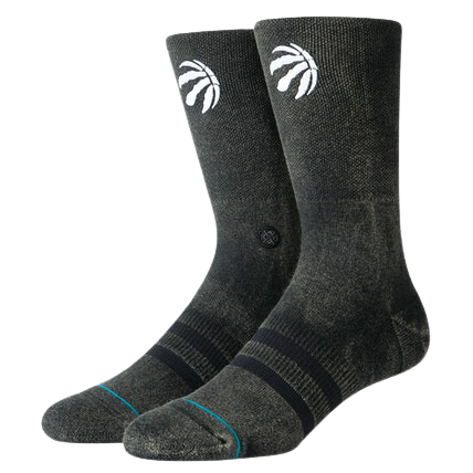 Stance Socks - Toronto Raptors Black Top Hot on Sale