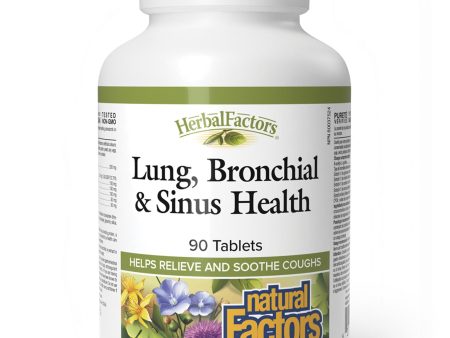 Natural Factors Lung, Bronchial, & Sinus Health 90s Online Sale