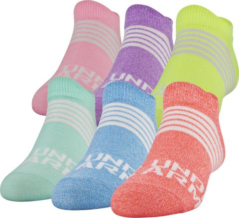 Under Armour Socks - Youth No Show Essential Assorted Online Sale