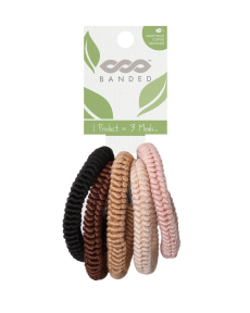 Banded Hair Ties 5 pack Online Hot Sale