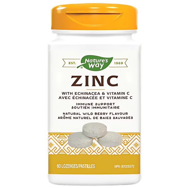 Nature s Way Zinc Lozenges with Echinacea & Vitamin C 60s Discount