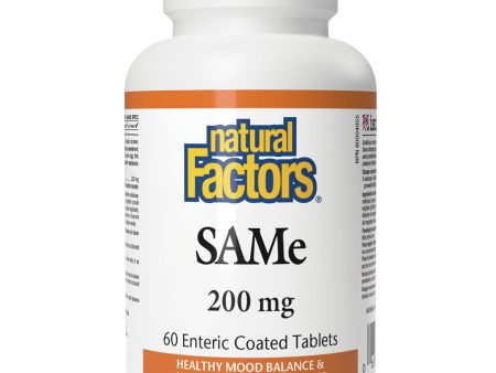 Natural Factors SAMe 200mg 60s Fashion