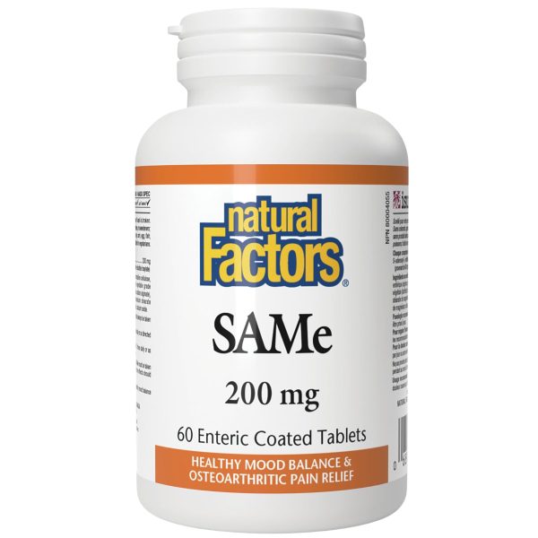 Natural Factors SAMe 200mg 60s Fashion