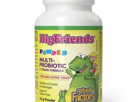 Natural Factors Big Friends Multiprobiotic Powder 3 Billion CFU 60g Cheap