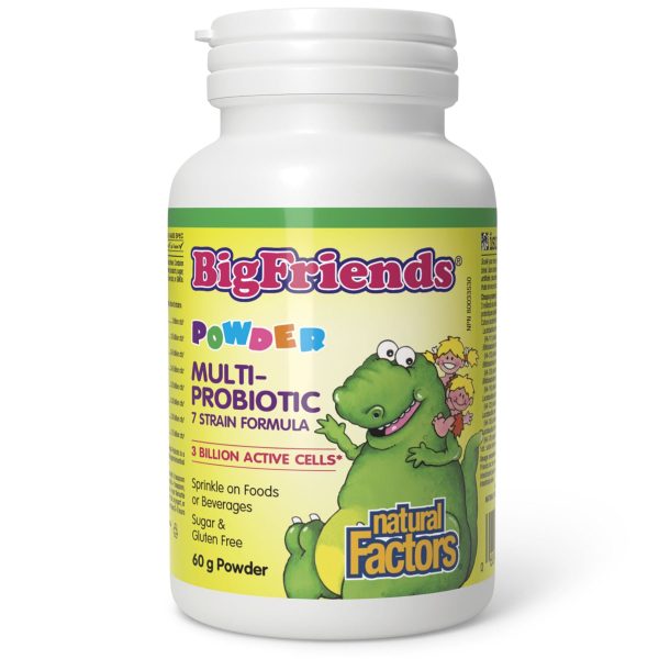 Natural Factors Big Friends Multiprobiotic Powder 3 Billion CFU 60g Cheap