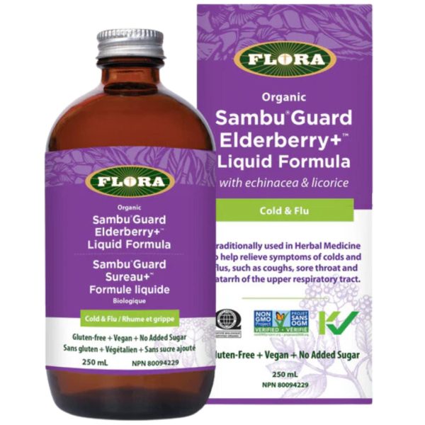 Flora Elderberry + Liquid Formula 250ml For Sale