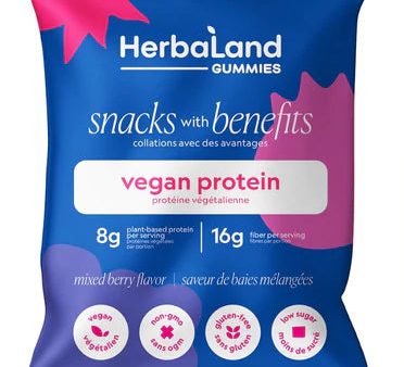 Herbaland Vegan Protein Gummies - Mixed Berries Online Hot Sale