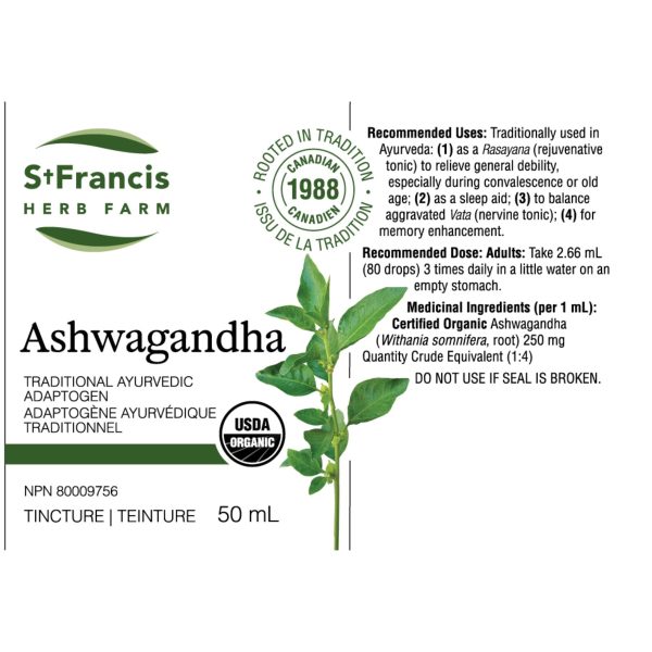 St. Francis Ashwagandha 50ml Online Sale