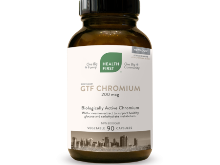 Health First GTF Chromium with Cinnamon 200mcg 90s Online Hot Sale