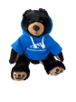 SAH 12  Cuddle Critter Black Bear w Richmond Olympic Oval Hoodie For Cheap