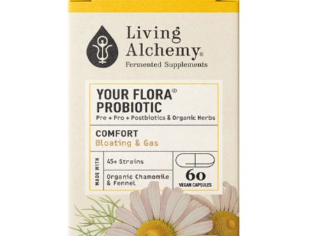 Living Alchemy Your Flora Probiotic Comfort 60s Hot on Sale