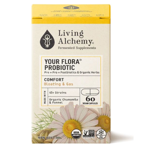 Living Alchemy Your Flora Probiotic Comfort 60s Hot on Sale