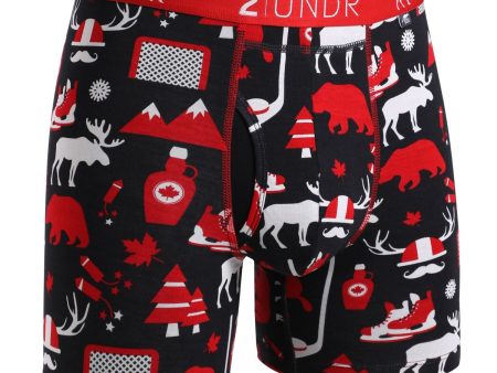 2UNDR Swing Shift Boxer Brief - Canada Eh! on Sale