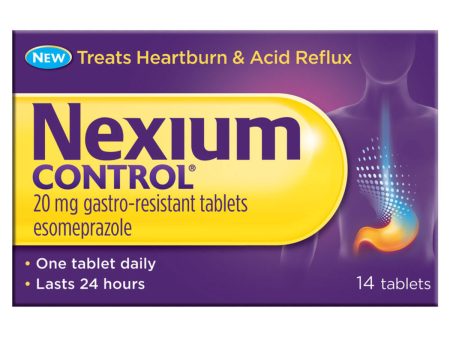 Nexium Control 20mg Gastro-Resistant Tablets, 14 Tablets For Discount