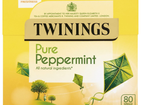 Twinings Pure Peppermint 2 X 80 Tea Bags (2*160G) Supply