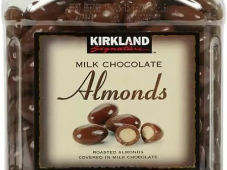 Kirkland Signature Milk Chocolate Almonds, 1.36kg For Cheap