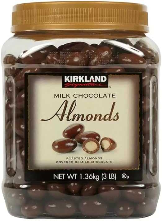 Kirkland Signature Milk Chocolate Almonds, 1.36kg For Cheap